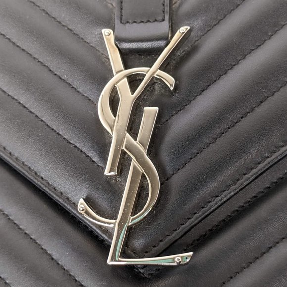 SOLD Saint Laurent Monogram Large Black Bag - Picture 4 of 10